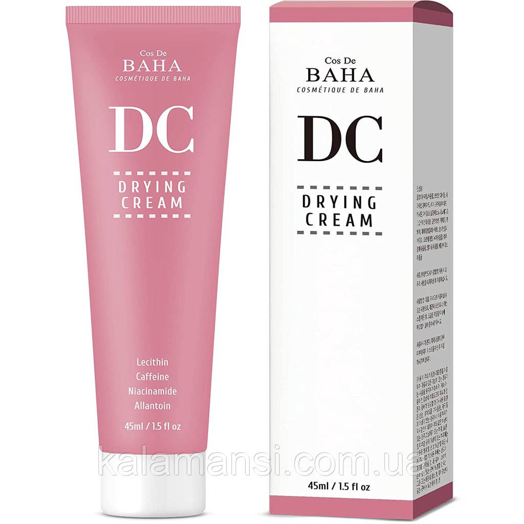 Матувальний крем для жирної шкіри обличчя Cos De Baha DC Drying Cream 45 мл (26.01.2025 р)