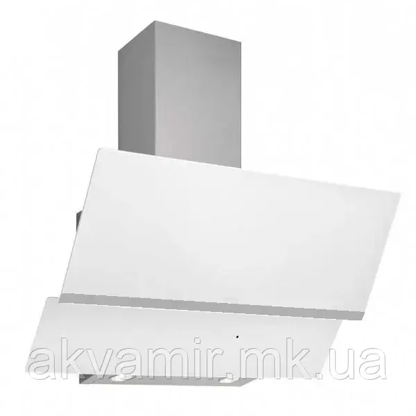 Вытяжка Fabiano Ventura 60 White (белое стекло) наклонная