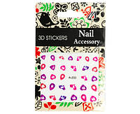 Наклейки 3D для дизайна ногтей Nail Accessory A-233