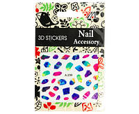 Наклейки 3D для дизайна ногтей Nail Accessory A-239