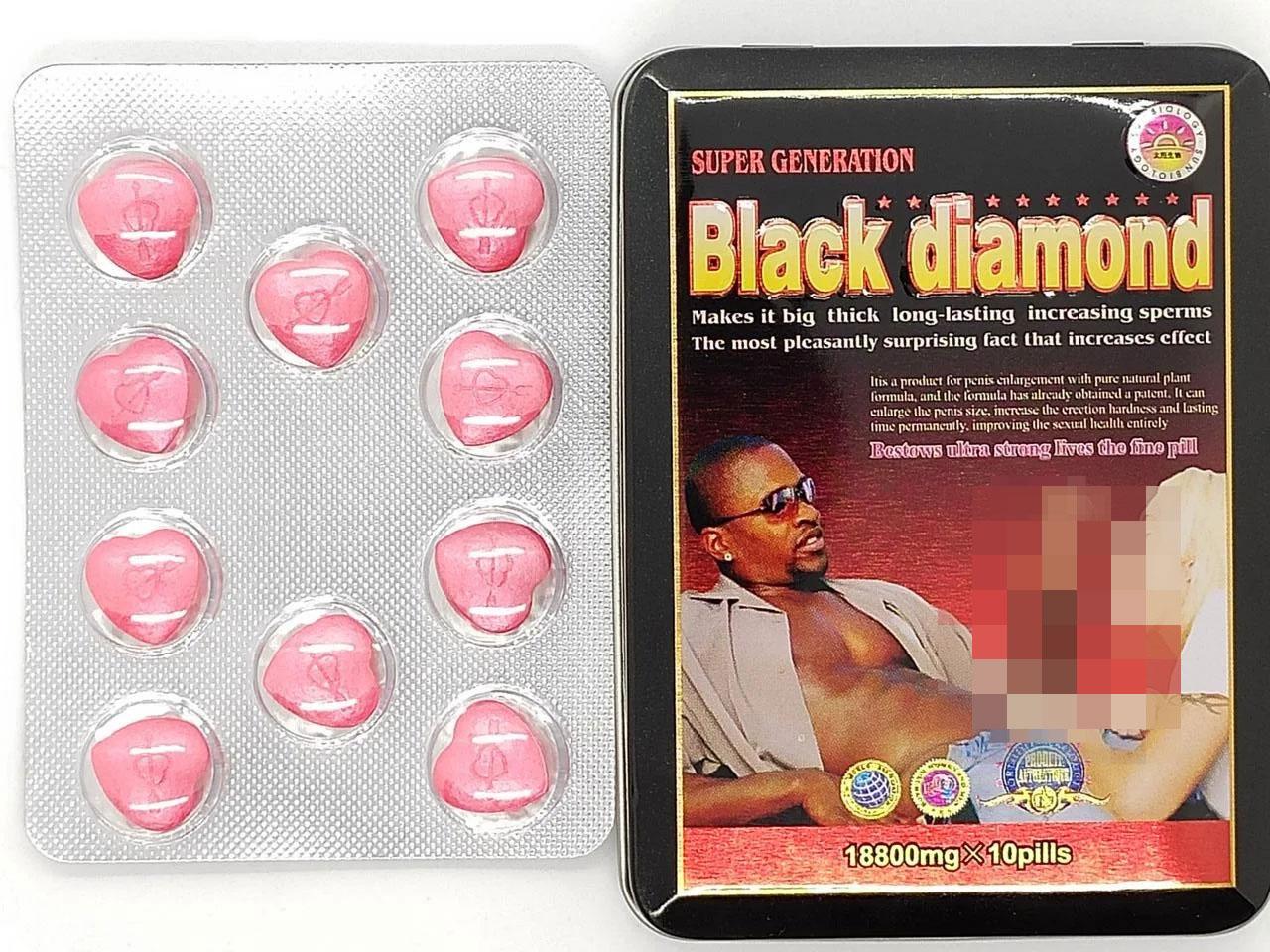 Найпотужніші пігулки для потенції чоловіків Чорний Діамант Black Diamond