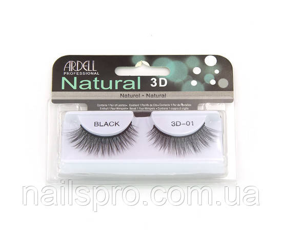 Ресницы для наращивания Natural 3D-01