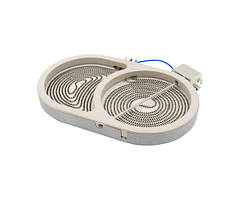 "Конфорка подвійна для склокерамічної плити Whirlpool, 1000W/1800W (Ceika 2702433832 / 400011249882) -