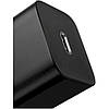 Мережевий зарядний пристрій BASEUS Super Si Quick Charger 1C 20W With Data Cable Type-C to iPhone Black, фото 4