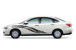 Наклейка на автомобіль «Візерунок №17» з оракалу