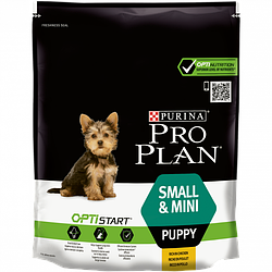 Корм Purina Pro Plan (Пурина Про План) Small Mini Puppy для щенков мелких пород (курица), 3 кг
