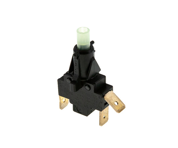 "Кнопка для пральної машини Candy, Zerowatt (ROLD serie CM E1506), 3 контакти - 146ZW04"