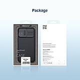 Магнітний чехол Nillkin для Apple iPhone 13 Pro (CamShield Pro Magnetic Case) Black із захистом камери, фото 9