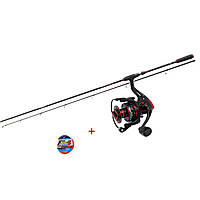 Спиннинговое удилище DAIWA CROSSFIRE SPIN 2.10М 5-25Г + Катушка спиннинговоя FLAGMAN BLACK SEA 4000 + Шнур