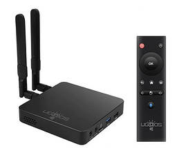 Ugoos AM6B Plus 4/32, Amlogic S922XJ, Android 9, Смарт ТВ-Приставка, Smart TV Box (з налаштуваннями)