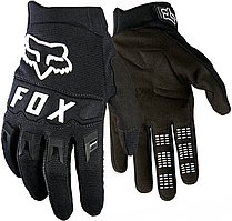 Детские мото перчатки Fox Dirthpaw черно-белые, YS (5)