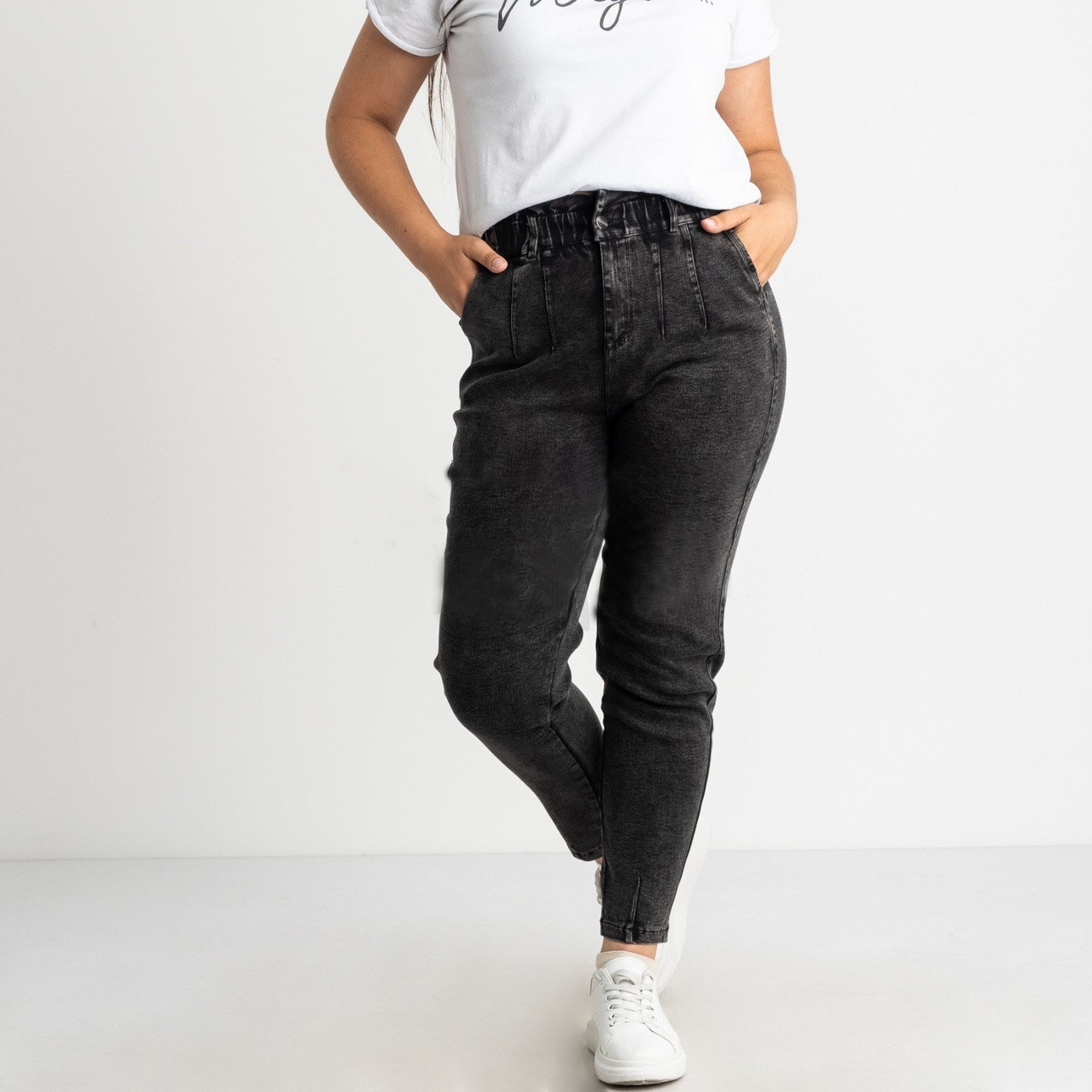 Джинси жіночі МОМ великого розміру (розміри 50-58), фото 1