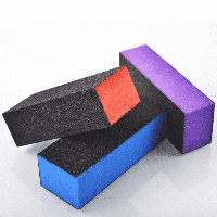 Баф-блок, трехсторонний для искусственных ногтей