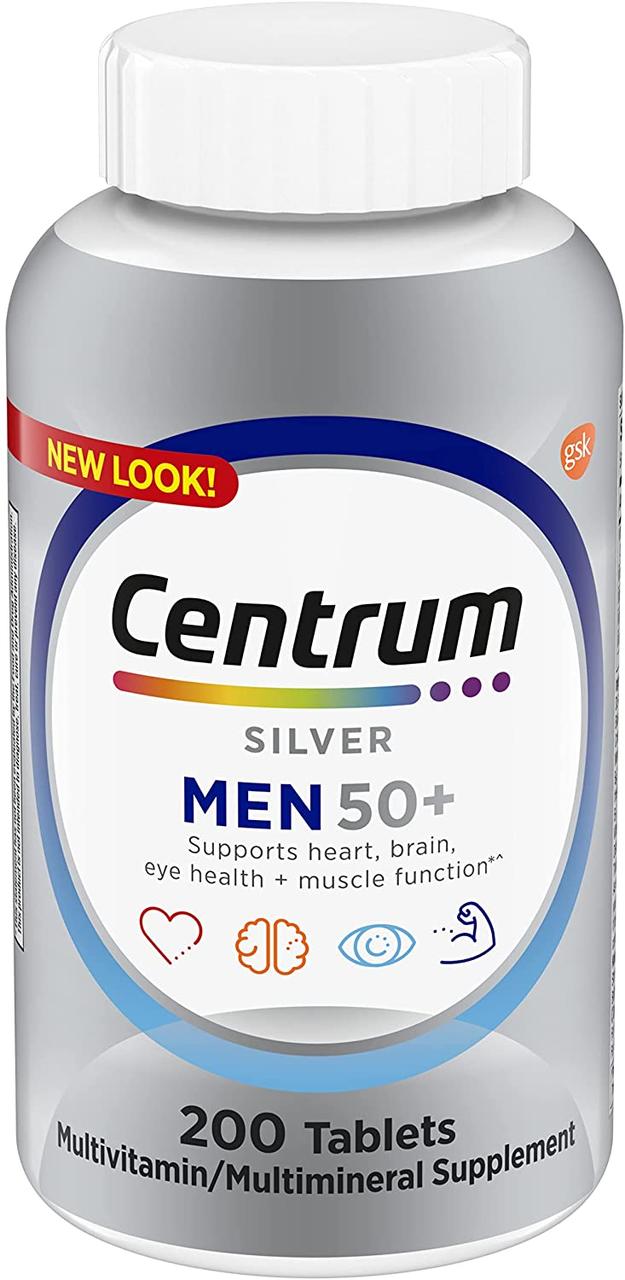 Centrum Silver Men 50+ Вітаміни для чоловіків 50+, 200 табл GlaxoSmithKline