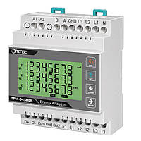 Аналізатор параметрів мережі, 31 гармоніка по струму і напрузі на DIN-рейку, Modbus RTU RS-485