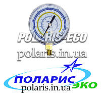 Манометр.VALUE СL низького тиску (R404.407.22.134)синій діаметр 80мм