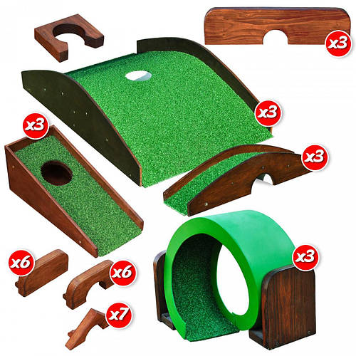 Купить Набор препятствий для минигольфа (35шт.) (1235), цена 36500 ...