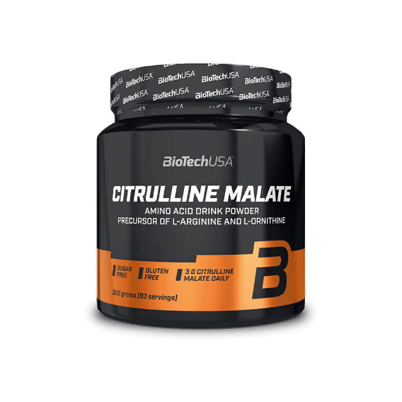 Цитрулін Citrulline Malate Powder BioTech 300 г Без смакових добавок, фото 1