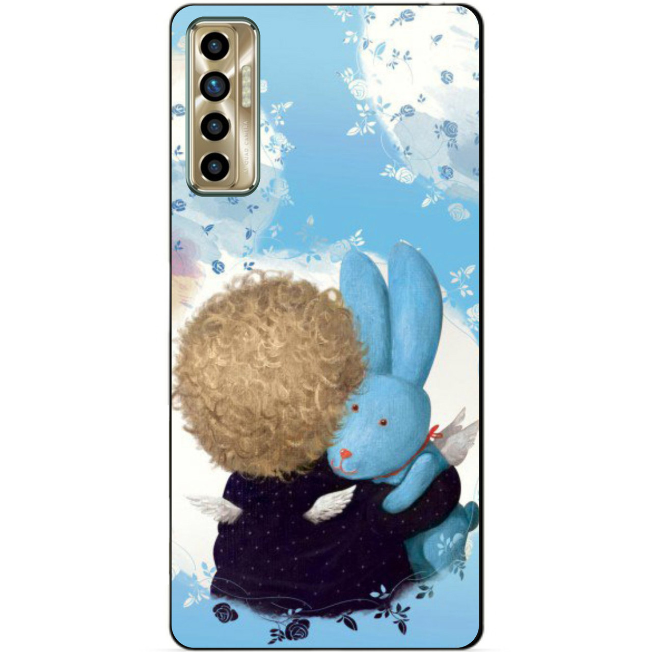 Силіконовий бампер чохол для Tecno Camon 17P з малюнком Улюблений Зайчик