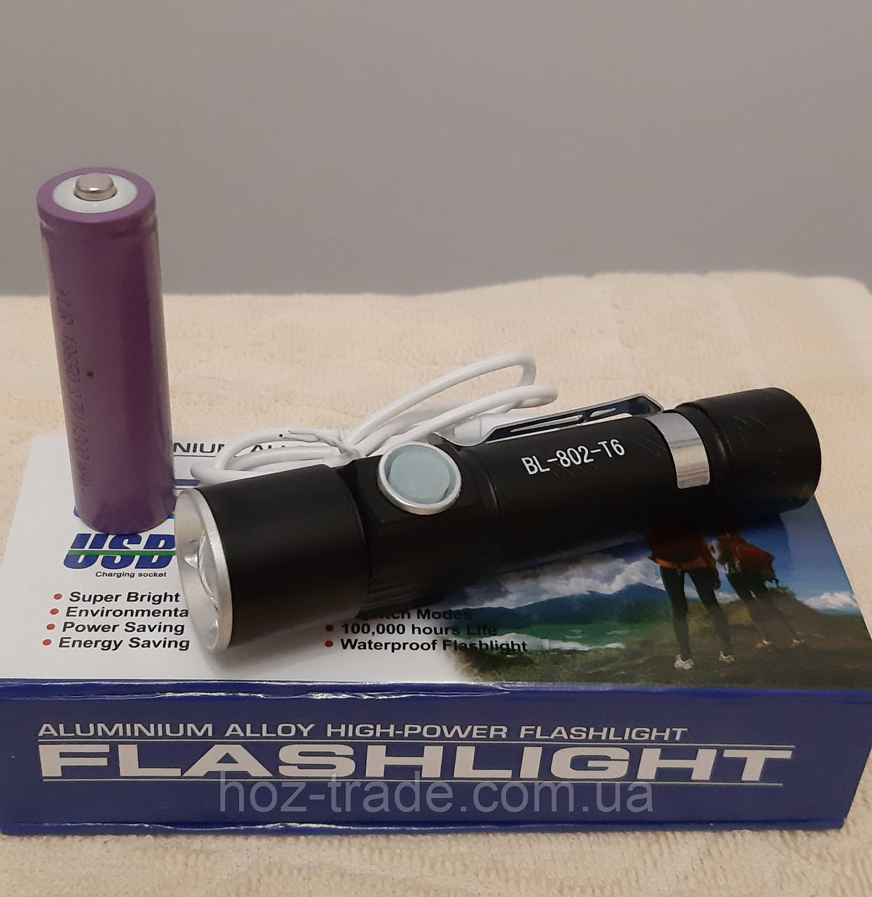 Акумуляторний ліхтар BL-802-T6