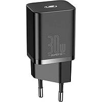 Сетевое зарядное устройство BASEUS Super Si Quick Charger IC 30W Black (CCSUP-J01)