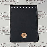 Клапан для міні сумочки 10*14. "Слон". Колір "Коньячний", фото 2