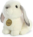 Білий кролик із коричневими вушками Aurora Miyoni Rabbit with Grey Ears, фото 4