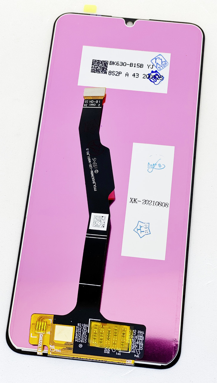 Дисплей (екран) для Huawei Honor 9A 2020/Y6p + тачскрін, колір чорний, оригінал