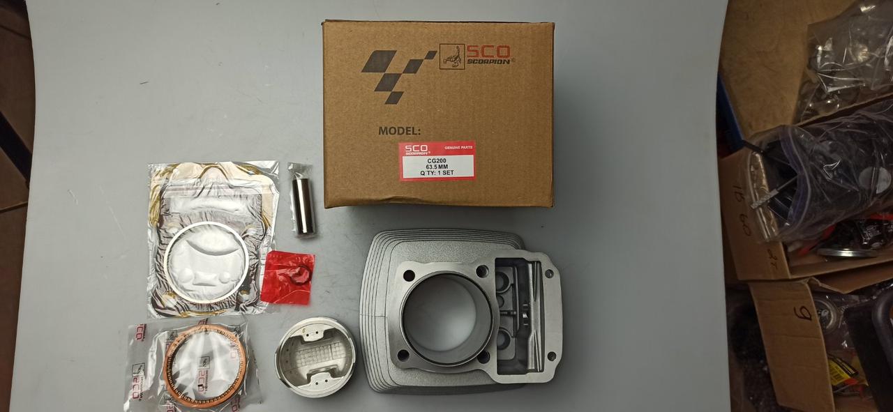 Циліндр в зборі (Поршнева) CG200 d 63.5 Повітряне охолодження