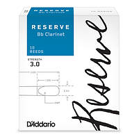 Трость для кларнета D'ADDARIO Reserve Bb Clarinet #3.0 - 10 Box