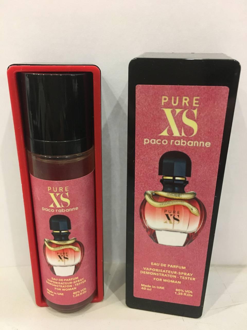 Мініпарфуми 40 мл Paco Rabanne Pure XS For Her тестер жіночий, Пако Рабан Пур ХС фо Хе
