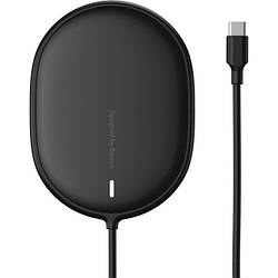 Бездротовий зарядний пристрій BASEUS Light Magnetic Wireless Charger Black (WXQJ-01)