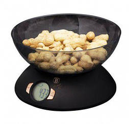 Електронні кухонні ваги BERLINGER HAUS Black Rose Collection Колір чорний 9276BH