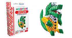 Модульне оригамі "Добрий крокодил"