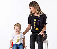 Парные футболки Family Look. Мама и сын "Мама хочет спать" Push IT