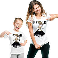 Парные футболки Family Look. Мама и дочь "Bazzar" Push IT