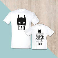 Парні футболки з принтом "Super geroes" Push IT