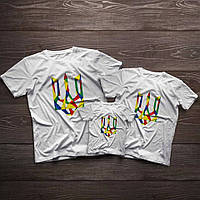 Футболки Фемілі Лук Family Look для всієї родини "Герб України" Push IT