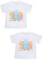 Парні футболки Family Look з принтом "Близнюки" Push IT