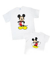 Жіночі футболки Family Look. Тато та син "Міккі Маус і син" Push IT