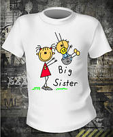 Жіноча футболка з принтом "Big sister" Push IT