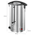Автомат для приготування гарячих напоїв ProfiCook нержавіюча сталь / чорний PC-HGA 1111, фото 5