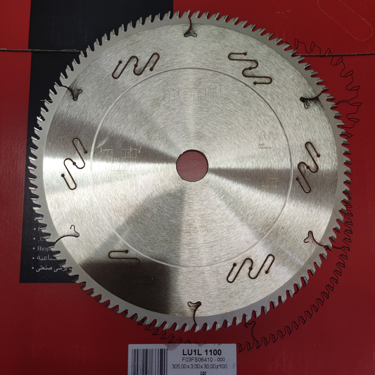 Freud LU1L 1100 305х3,0х30 z=100 G3 чистий різ, високоточні дискові пили для МДФ, деревини, HPL