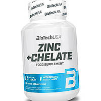 Хелатний Цинк BioTech Zinc + Chelate 60 таблеток