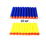 Патрони NERF стріли кулі для бластера Нерф  з жорстким наконечником 20 шт, фото 3