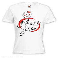 Жіноча футболка з принтом "Мама дочки" Push IT