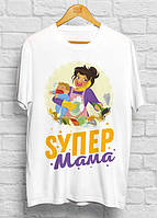 Жіноча футболка з принтом "Ѕупер мама" Push IT