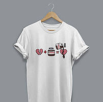 Жіноча футболка з принтом "Любов до Нутелли" Push IT