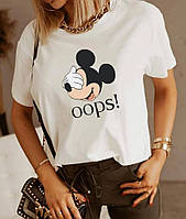 Жіноча футболка з принтом "Міккі Маус Oops!" Push IT