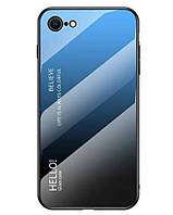 Чехол Apple iPhone SE 2020 / iPhone SE 2022 Gradient Hello Blue Black